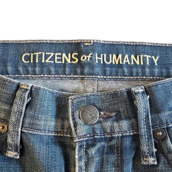 Citizens of Humanity Jeans Women’s Size 26 Blue Dita Petite Bootcut Leg Y2K 1173 - Picture 5 of 16